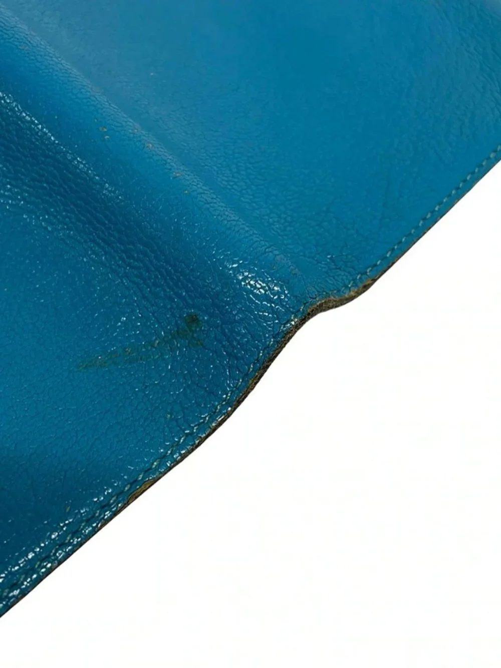 HERMES Vision Blue Paon Chevre Square O Agenda